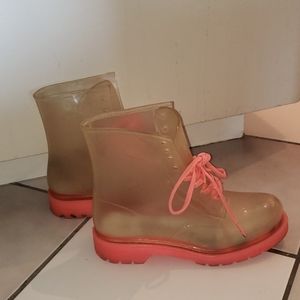 Clear Plastic Rainboots